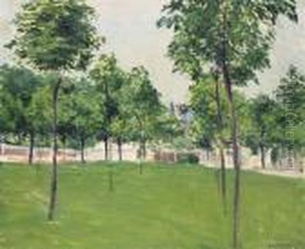 Promenade D'argenteuil Oil Painting by Gustave Caillebotte