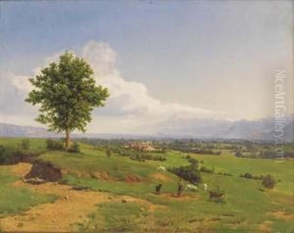 Campagna Piemontese Oil Painting by Marco Calderini