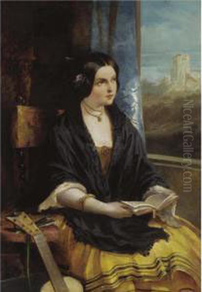 Leisure Hours Oil Painting by Philip Hermogenes Calderon