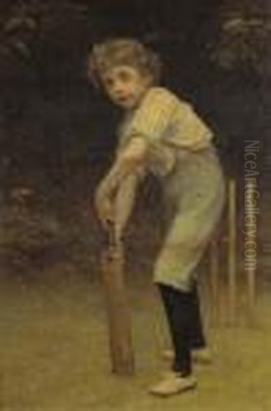 The Captain Of The Eleven Oil Painting by Philip Hermogenes Calderon