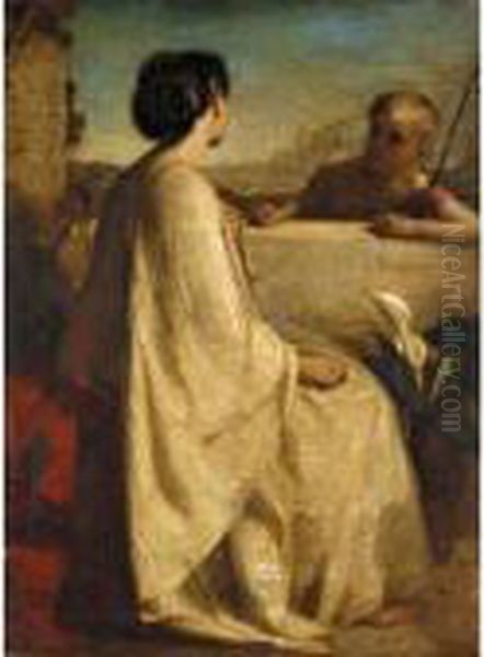 Mariana Oil Painting by Philip Hermogenes Calderon