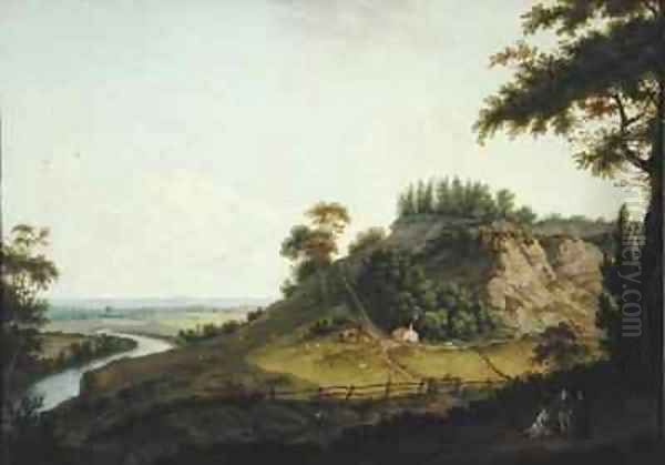 View in Northamptonshire Oil Painting by Theodore de Bruyn