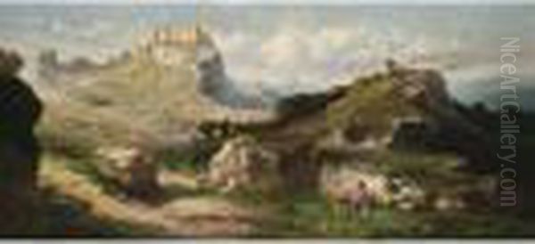 Nei Dintorni Del Castello Oil Painting by John, Giovanni Califano