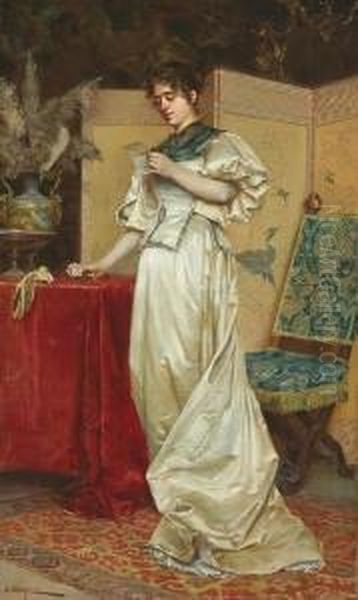 ''the Love Letter'' Oil Painting by John, Giovanni Califano