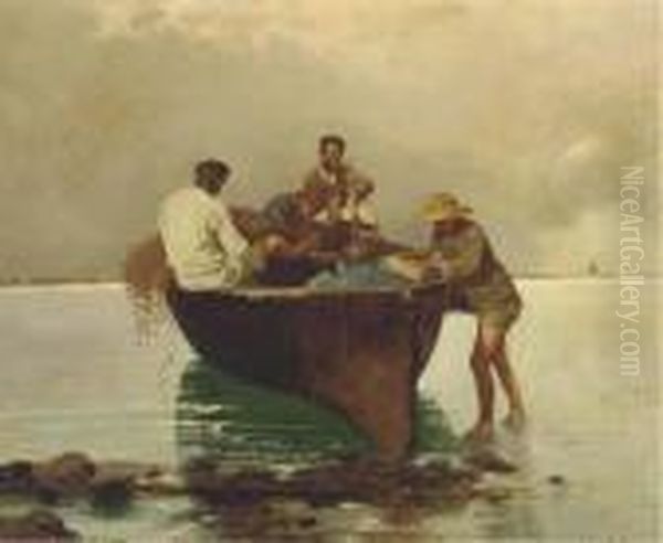 In From The Catch Oil Painting by John, Giovanni Califano