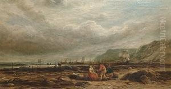 'on The South Coast, Morning'; 'hastings' Oil Painting by George D. Callow