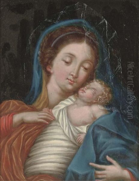 The Virgin And Child Oil Painting by Denys Fiammingo Calvaert