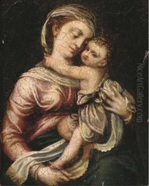 The Madonna And Child Oil Painting by Denys Fiammingo Calvaert