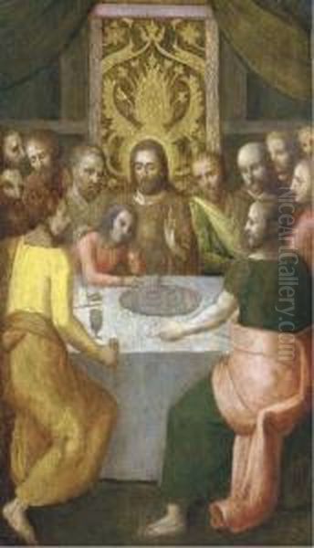 The Last Supper Oil Painting by Denys Fiammingo Calvaert