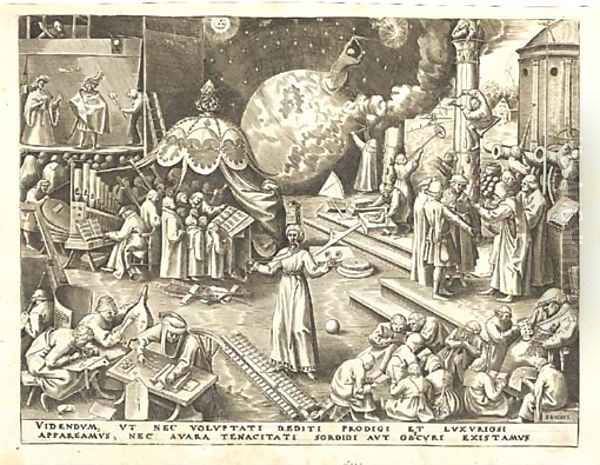 Temperantia, from The Set of the seven Virtues Oil Painting by Pieter the Elder Bruegel