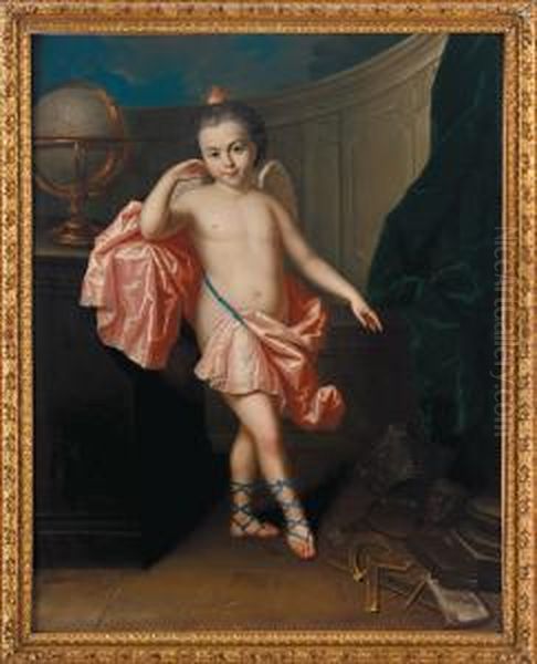 Allegorie Des Arts Oil Painting by Charles Camarroque