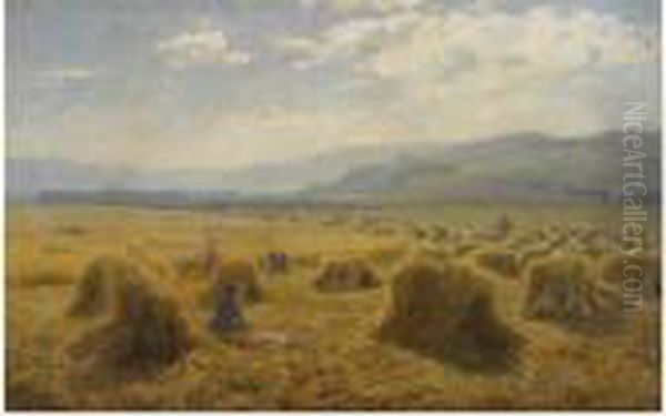 The Haymakers Oil Painting by Duncan Cameron