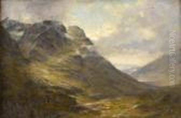 Glencoe Oil Painting by Duncan Cameron