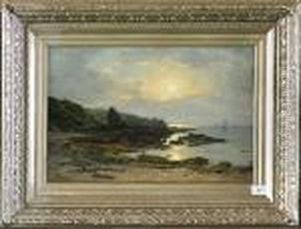 Coastal Scene Oil Painting by Duncan Cameron