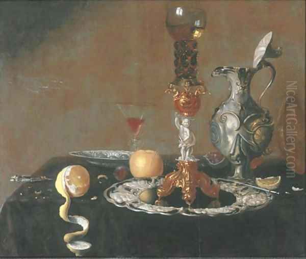 Still life Oil Painting by Gerard Van Berleborch