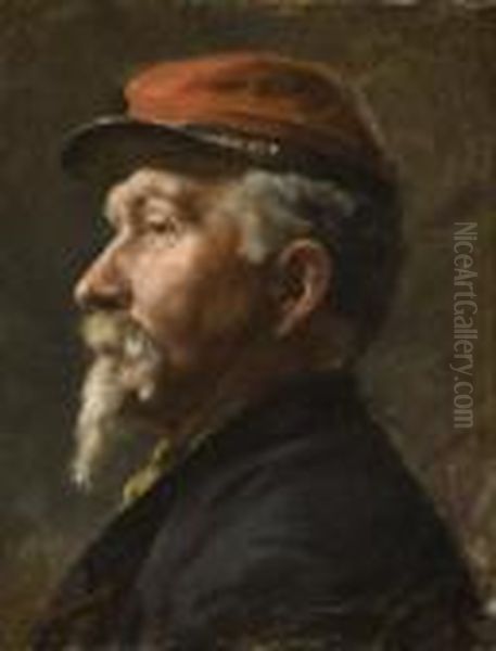 Garibaldino Oil Painting by Michele Cammarano