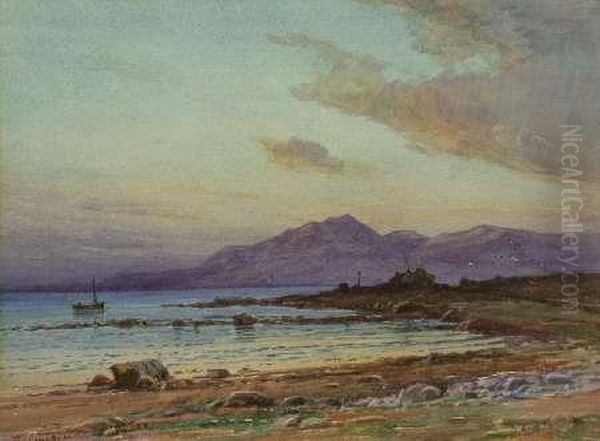 The Close Of Day, Garroch Head Oil Painting by Thomas, Tom Campbell