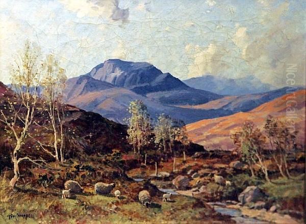 Spring Crianlarich Oil Painting by Thomas, Tom Campbell