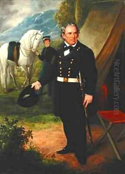 Zachary Taylor Oil Painting by William G. Jr. Brown