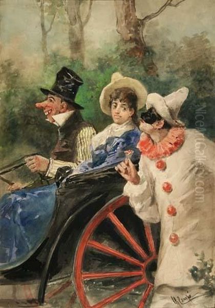 Carnevale Oil Painting by Giacomo Campi