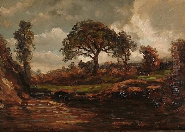 Country Landscape Oil Painting by Henry Campotosto