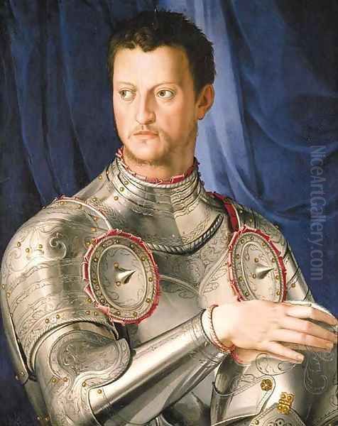 Portrait of Duke Cosimo I de' Medici Oil Painting by Agnolo Bronzino