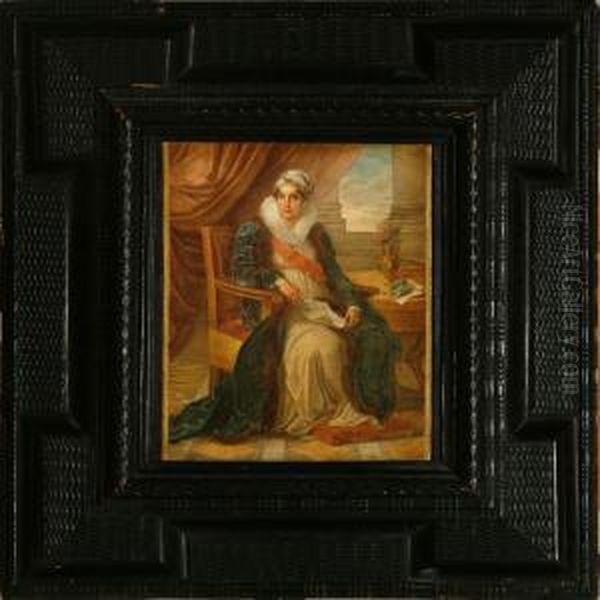 Portrait Of Countess Katerina P Oil Painting by Vincenzo Camuccini