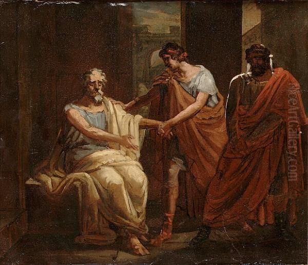 Belisarius Oil Painting by Vincenzo Camuccini