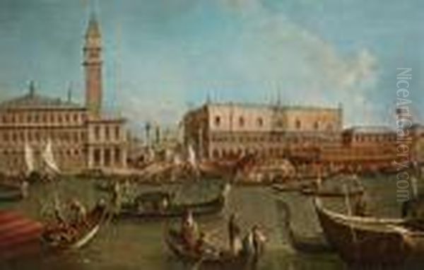 Il Ritorno Del Bucintoro Al Molo
 Dopo La Festa Dello Sposalizio Simbolico Di Venezia Col Mare Nel Giorno
 Dell