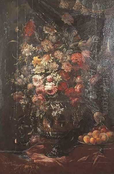 Still life Oil Painting by Bartolommeo Bimbi