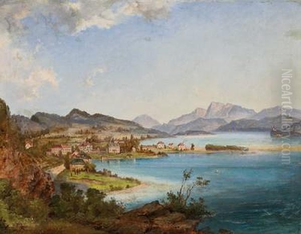 Blick Auf Maria Worth Oil Painting by Jacob Canciani