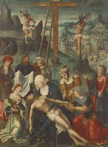 The Lamentation Oil Painting by Jan de Beer