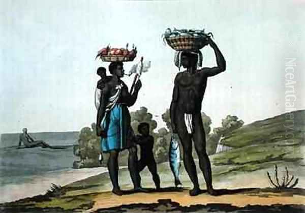 Black Slaves under a Good Master, Guyana Oil Painting by Bramati