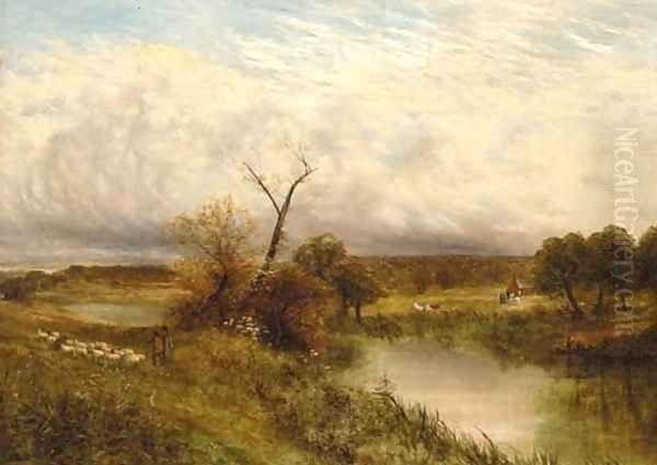 At Ingleby on the Trent Oil Painting by Carl Brennir