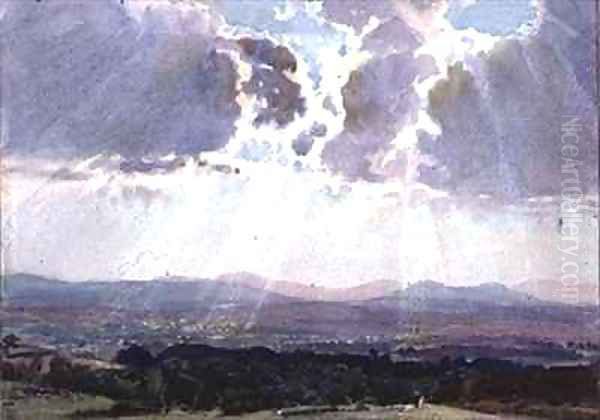 The Eden Valley Oil Painting by Henry Herbert Bulman