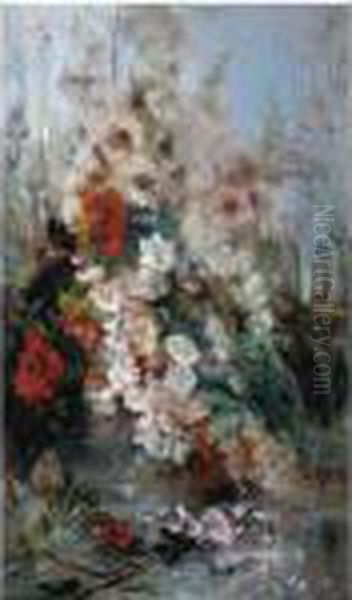 Sumer Bouquet Oil Painting by Jean Capeinick