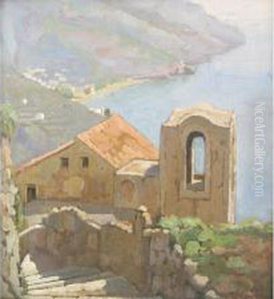 Ravello Oil Painting by Gaetano Capone