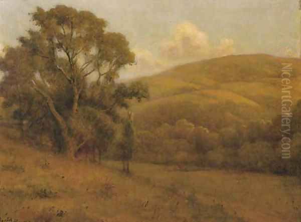 Evening Sunshine, California Oil Painting by William Barr