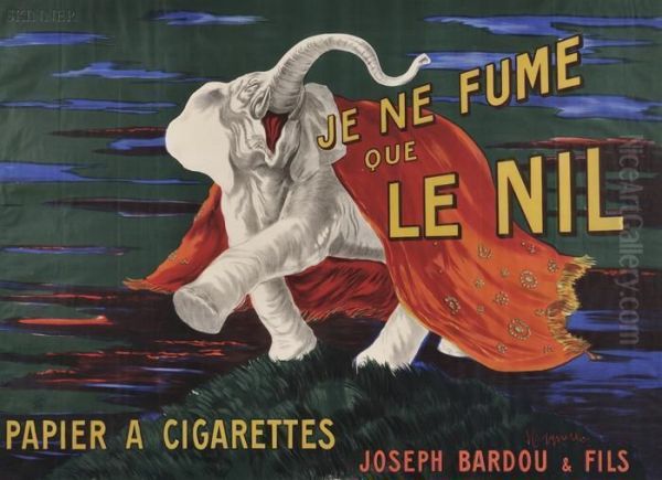 Je Ne Fume Que Le Nil Oil Painting by Leonetto Cappiello