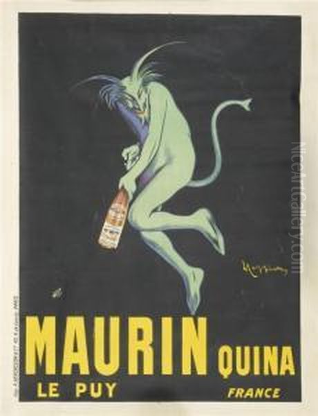 Maurin Quina Le Puy Oil Painting by Leonetto Cappiello