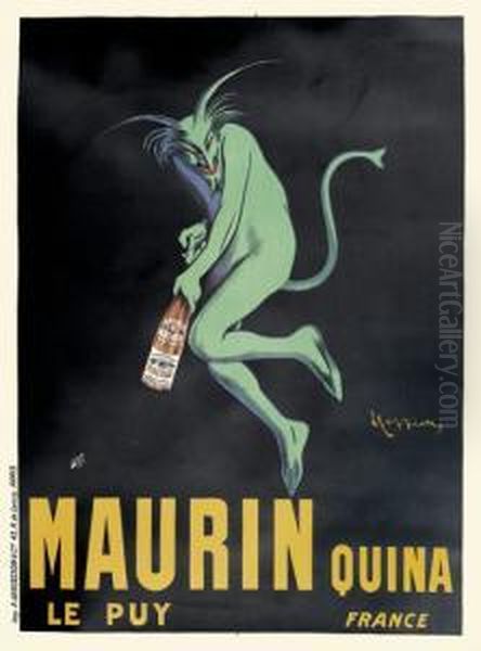 Maurin Quina Oil Painting by Leonetto Cappiello