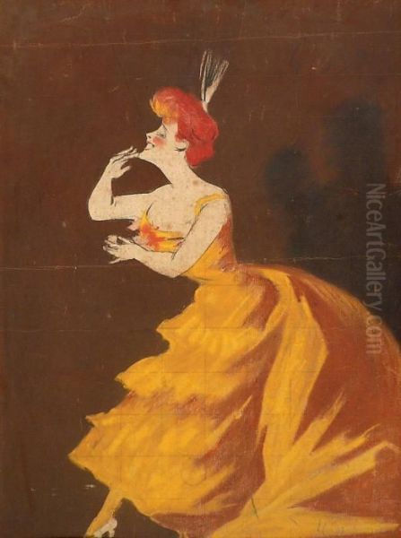 Eleganteen Toilette De Bal Oil Painting by Leonetto Cappiello