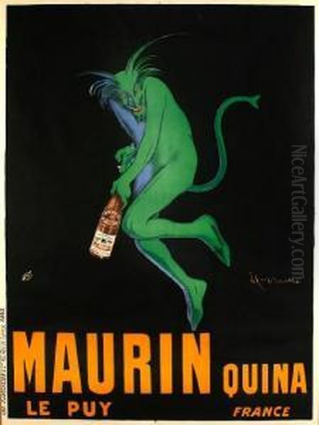 Maurin Quina Oil Painting by Leonetto Cappiello