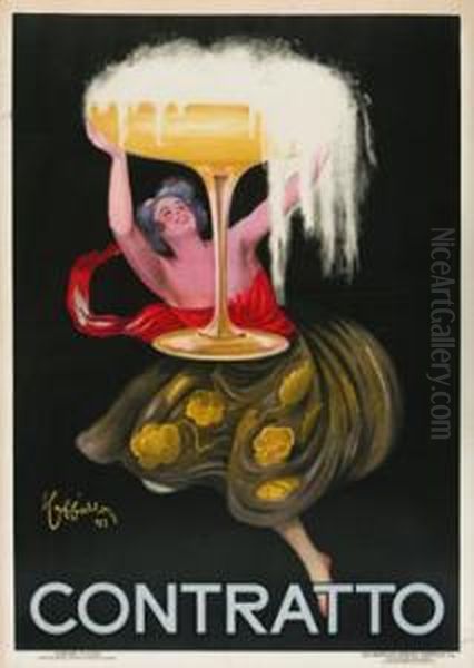 Les Nouvelles Affiches Cappiello, Paris-torino Oil Painting by Leonetto Cappiello