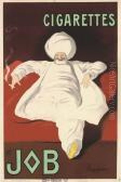 Job Oil Painting by Leonetto Cappiello