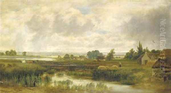 The water meadow Oil Painting by William Beattie Brown