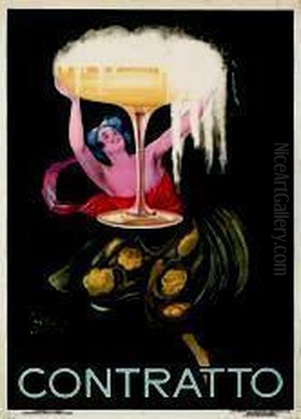 Contratto 1922 Oil Painting by Leonetto Cappiello