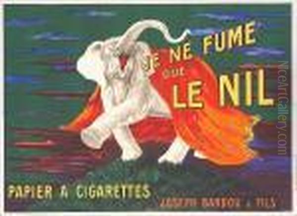 Je Ne Fume Que Le Nil Oil Painting by Leonetto Cappiello