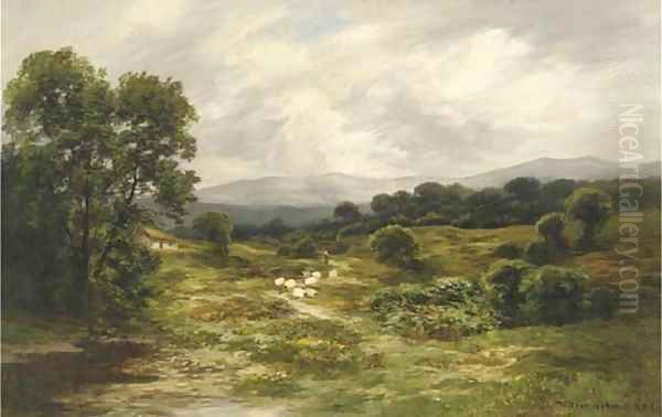 Glen Filas, Brig O'Turk Oil Painting by William Beattie Brown