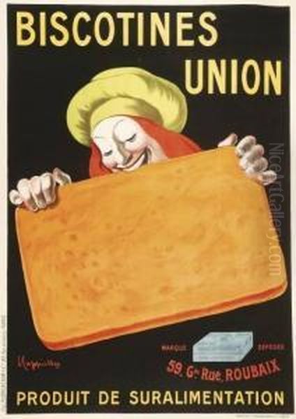 Biscotines Union Oil Painting by Leonetto Cappiello